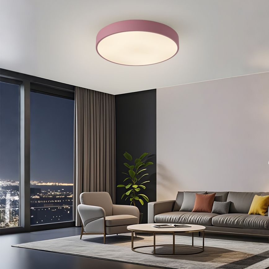 Brilagi - LED stropna svetilka POOL LED/60W/230V 3000/4000/6000K Ø 50 cm, rožnata