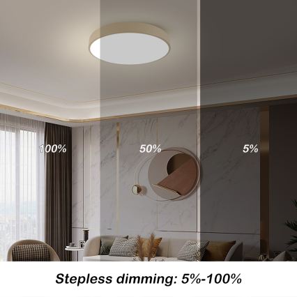 Brilagi - stropna LED svetilka POOL LED/60W/230V 3000/4000/6000K premer 60 cm bež