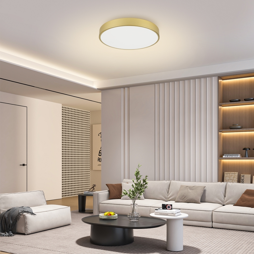 Brilagi - LED stropna svetilka POOL LED/60W/230V 3000/4500/6000K, premer 60 cm, zlata