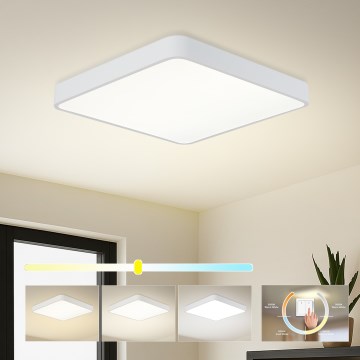 Brilagi - LED stropna svetilka POOL SQUARE LED/48W/230V 3000/4000/6000K 50x50 cm bela