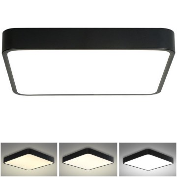 Brilagi - LED stropna svetilka POOL SQUARE LED/48W/230V 3000/4500/6000K 50x50 cm črna