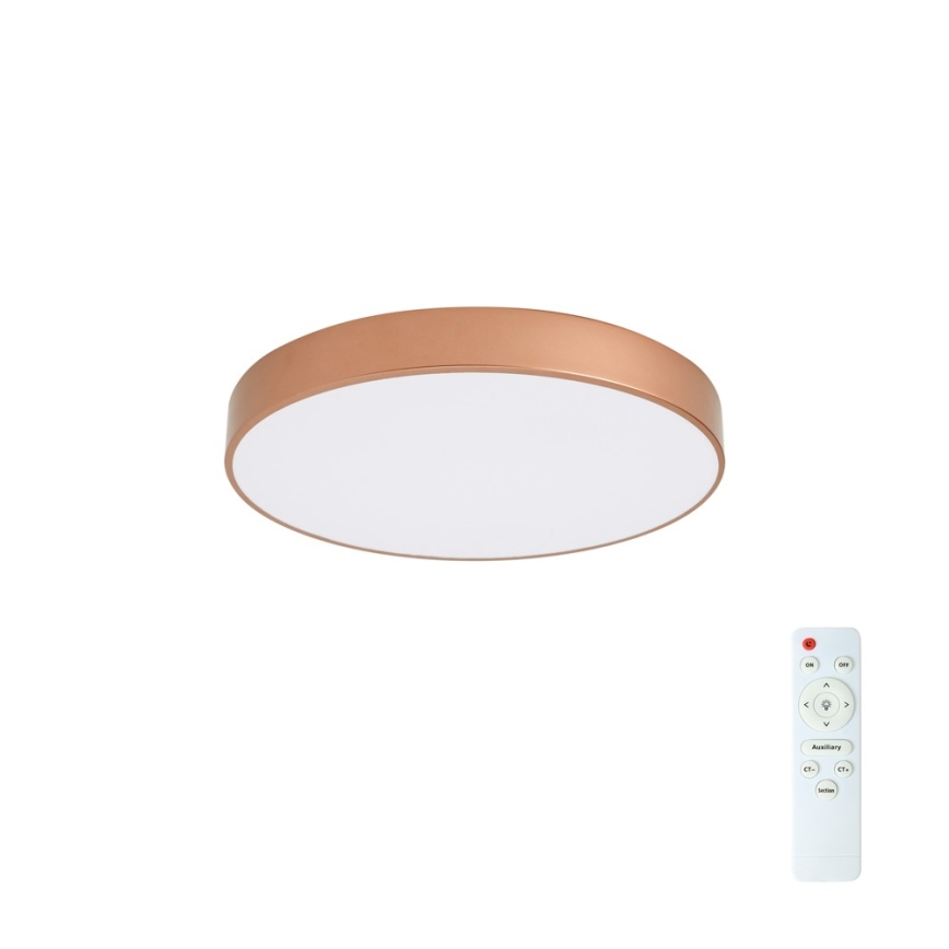 Brilagi - LED zatemnljivo stropno svetilo POOL LED/60W/230V 3000-6000K premer 50 cm bronasto + daljinski upravljalnik