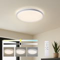 Brilagi - LED stropna svetilka RIVO 72W/230V, z možnostjo zatemnitve, 3000–6000K, bela, premer 50 cm + daljinski upravljalnik