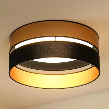 Brilagi - LED Stropna svetilka ROYAL LED/24W/230V pr. 45 cm črna/zlata