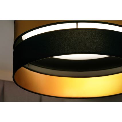 Brilagi - LED Stropna svetilka ROYAL LED/24W/230V pr. 45 cm črna/zlata