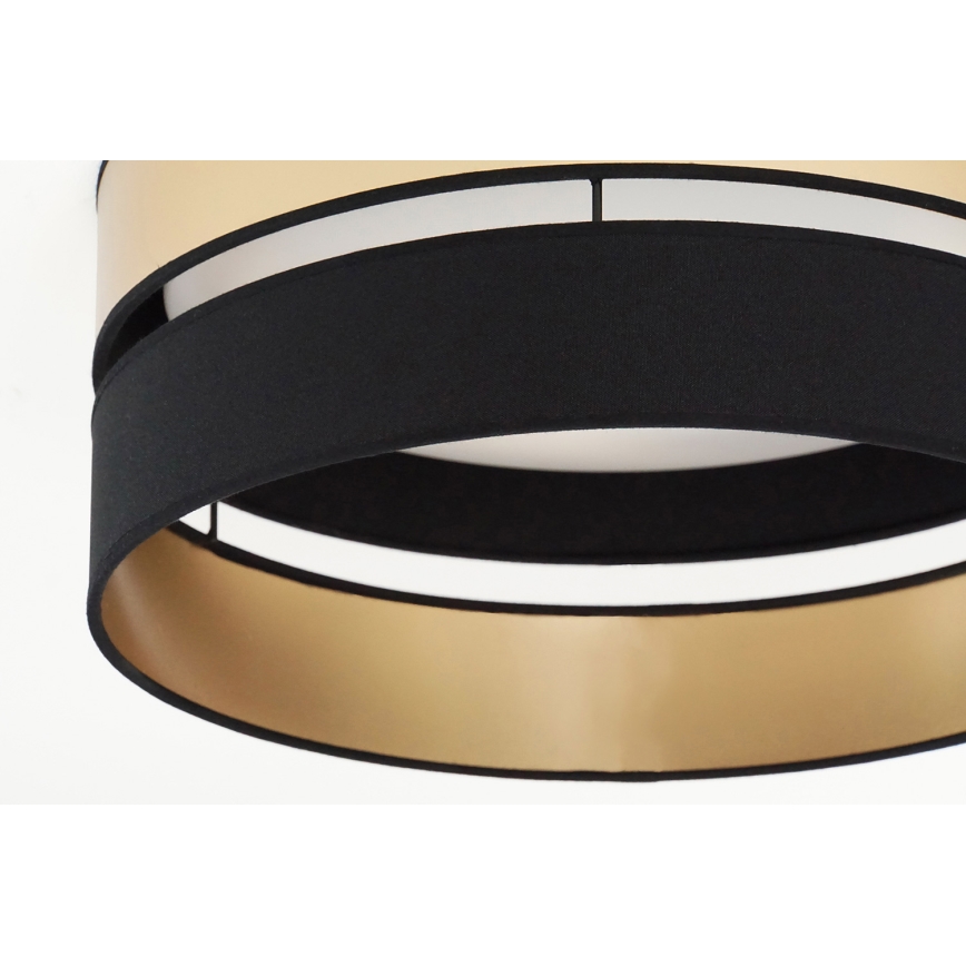 Brilagi - LED Stropna svetilka ROYAL LED/24W/230V pr. 45 cm črna/zlata