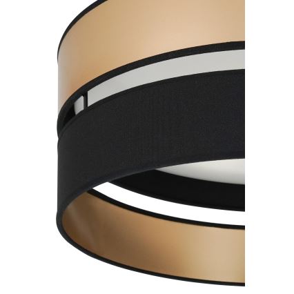 Brilagi - LED Stropna svetilka ROYAL LED/24W/230V pr. 45 cm črna/zlata