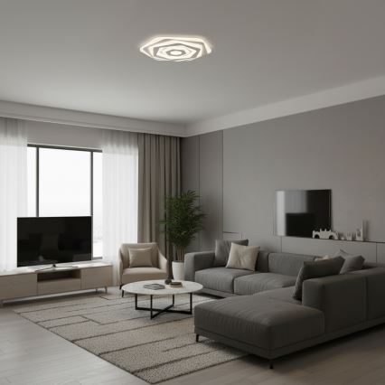 Brilagi - LED zatemnljivo stropno svetilo MODERN LED/85W/230V 3000-6000K, premer 53 cm + daljinski upravljalnik
