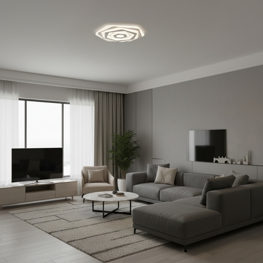 Brilagi - LED zatemnljivo stropno svetilo MODERN LED/85W/230V 3000-6000K, premer 53 cm + daljinski upravljalnik