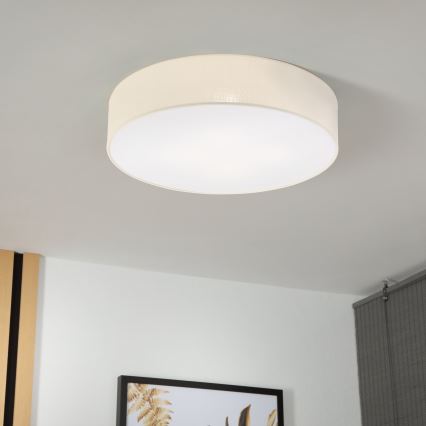 Brilagi - LED stropna svetilka SIRIJA 4xE27/15W/230V, premer 60 cm, kremna