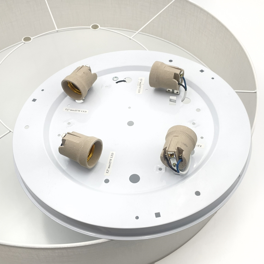 Brilagi - LED stropna svetilka SIRIJA 4xE27/60W/230V, premer 60 cm, bela