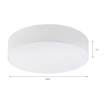 Brilagi - LED stropna svetilka SIRIJA 4xE27/60W/230V, premer 60 cm, bela