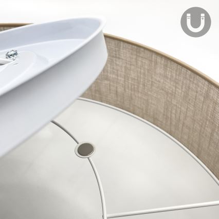 Brilagi - LED stropna svetilka SIRIJA 4xE27/60W/230V, premer 60 cm, bež