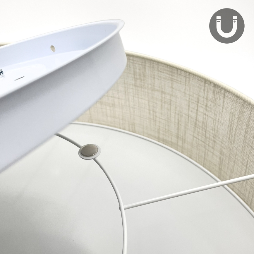 Brilagi - LED stropna svetilka SIRIJA 4xE27/60W/230V, premer 60 cm, kremna