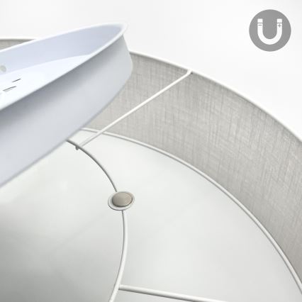 Brilagi - LED stropna svetilka SIRIJA 6xE27/15W/230V premer 80 cm bela