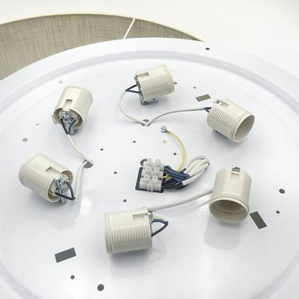 Brilagi - LED stropna svetilka SIRIJA 6xE27/60W/230V, Ø 80 cm, bela