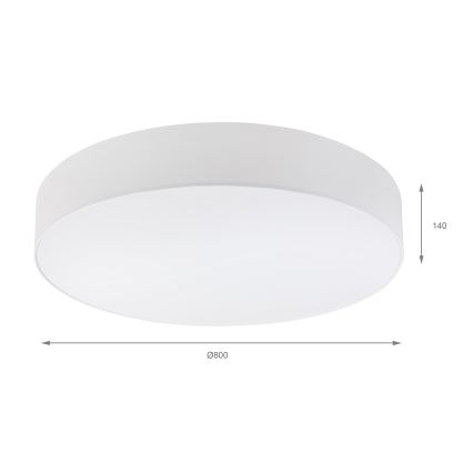 Brilagi - LED stropna svetilka SIRIJA 6xE27/60W/230V, Ø 80 cm, bela