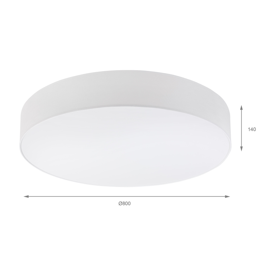 Brilagi - LED stropna svetilka SIRIJA 6xE27/60W/230V, Ø 80 cm, bela
