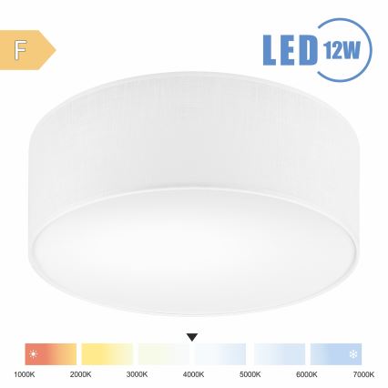 Brilagi - LED Stropna svetilka SIRIJA LED/12W/230V pr. 35 cm bela