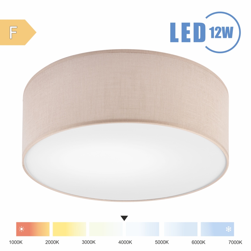 Brilagi - LED Stropna svetilka SIRIJA LED/12W/230V pr. 35 cm bež