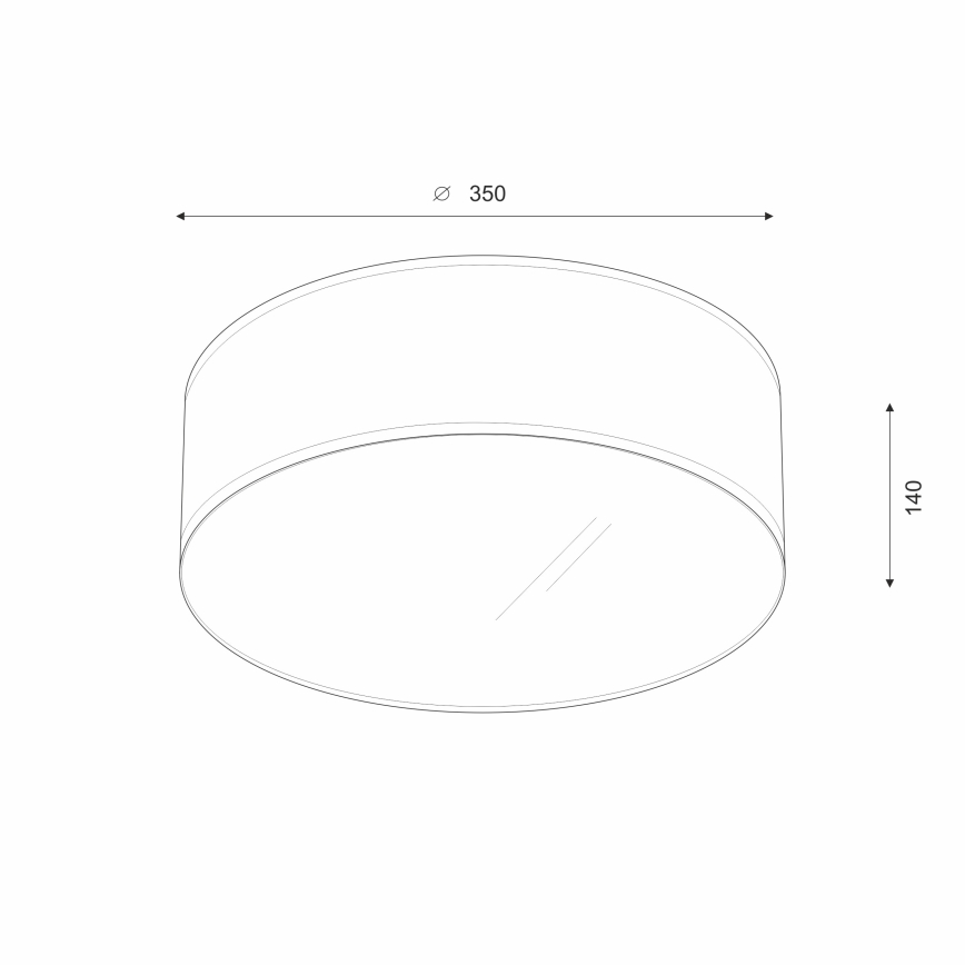 Brilagi - LED Stropna svetilka SIRIJA LED/12W/230V pr. 35 cm krem barva
