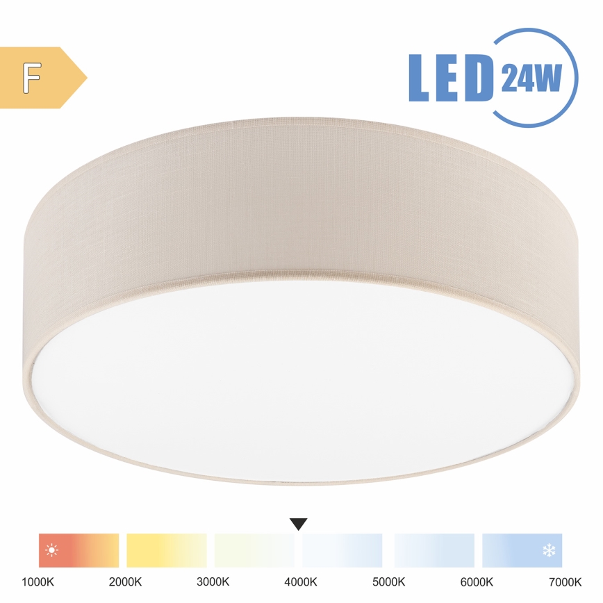 Brilagi - LED Stropna svetilka SIRIJA LED/24W/230V pr. 45 cm krem barva