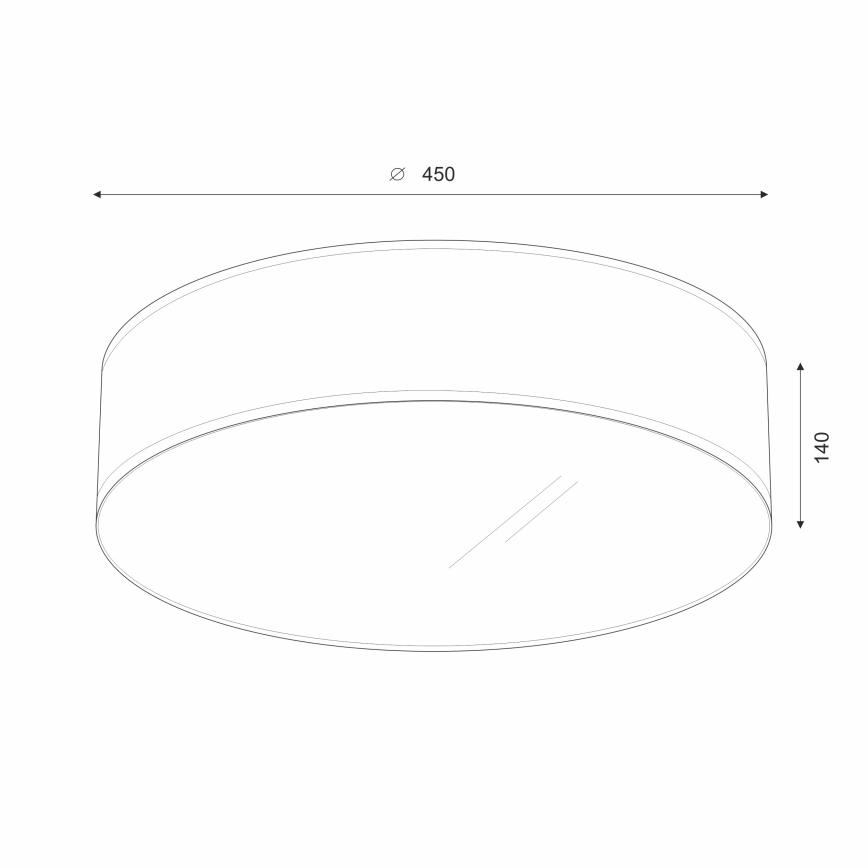 Brilagi - LED Stropna svetilka SIRIJA LED/24W/230V pr. 45 cm krem barva