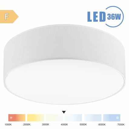 Brilagi - LED Stropna svetilka SIRIJA LED/36W/230V pr. 45 cm bela