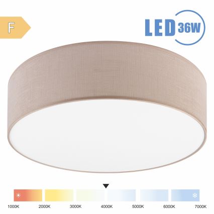 Brilagi - LED Stropna svetilka SIRIJA LED/36W/230V pr. 45 cm bež