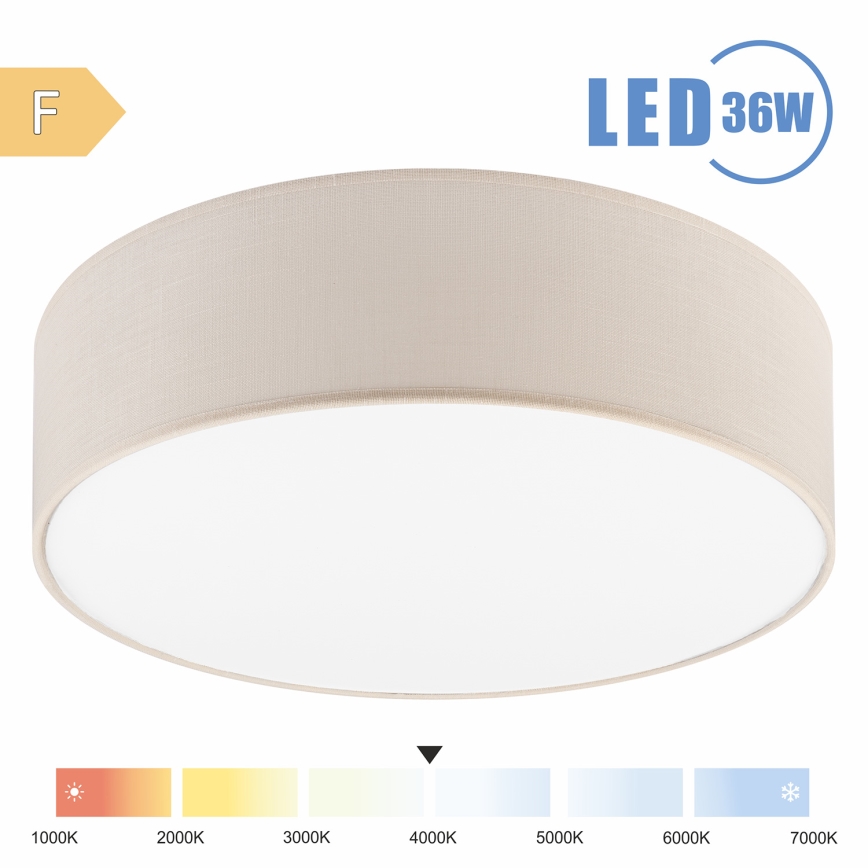Brilagi - LED Stropna svetilka SIRIJA LED/36W/230V pr. 45 cm krem barva