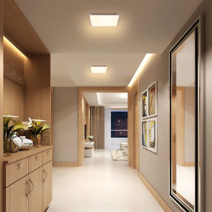 Brilagi - LED Stropna svetilka SLIMFRAME LED/25W/230V 30x30 cm bela