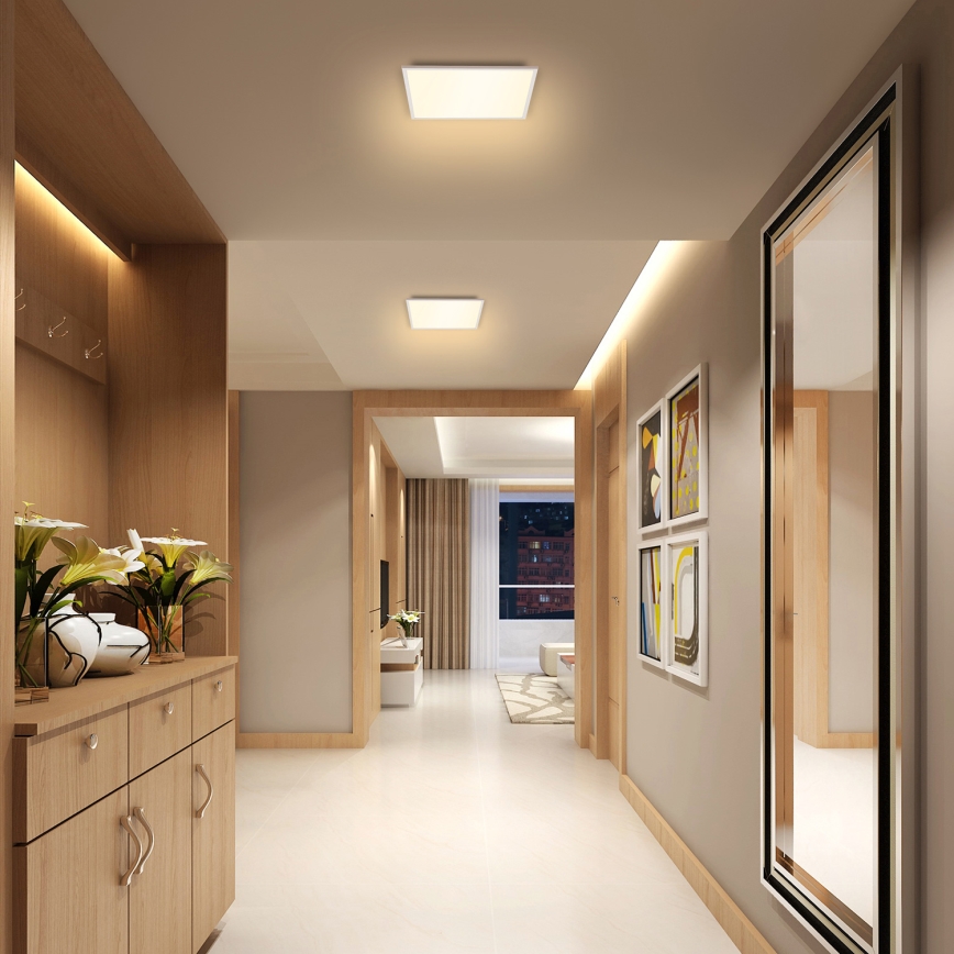 Brilagi - LED Stropna svetilka SLIMFRAME LED/25W/230V 30x30 cm bela