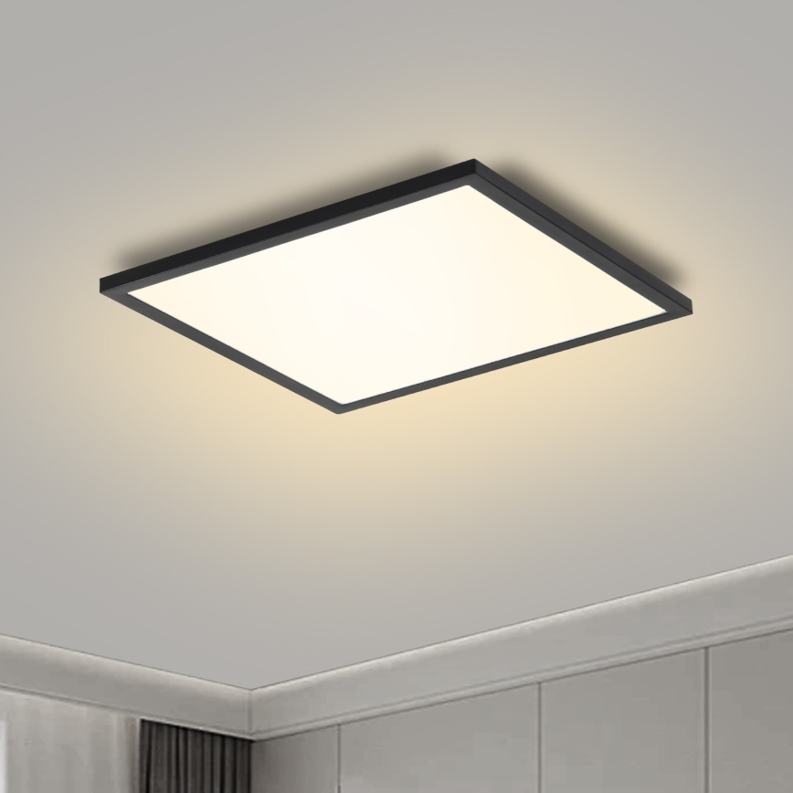 Brilagi - LED Stropna svetilka SLIMFRAME LED/25W/230V 30x30 cm črna