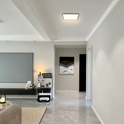 Brilagi - LED Stropna svetilka SLIMFRAME LED/36W/230V 45x45 cm črna