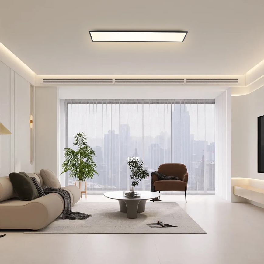 Brilagi - LED Stropna svetilka SLIMFRAME LED/58W/230V 120x30 cm črna