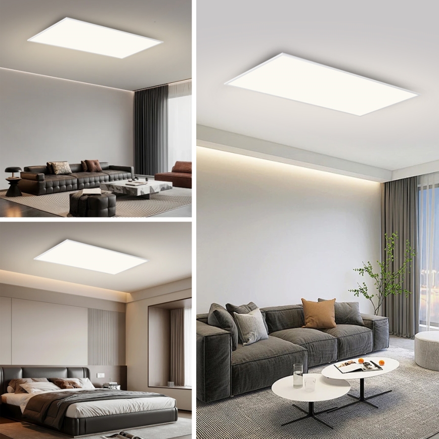 Brilagi - LED stropna svetilka SLIMFRAME LED/80W/230V 120x60 cm 3000/4000/6000K bela