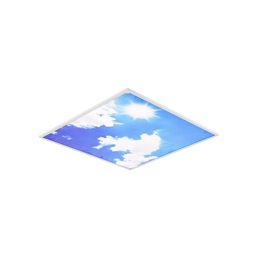 Brilagi - LED stropna svetilka SLIMFRAME SKY LED/58W/230V 60x60 cm srebrna/modra