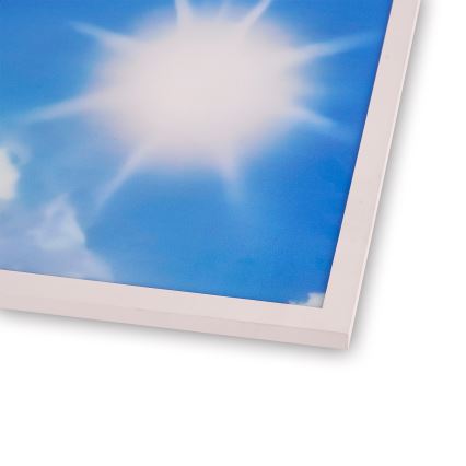 Brilagi - LED stropna svetilka SLIMFRAME SKY LED/58W/230V 60x60 cm srebrna/modra