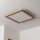 Brilagi - LED Stropna svetilka SLIMFRAME WOOD LED/58W/230V 64x64 cm rjava