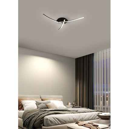 Brilagi - LED Stropna svetilka STRIPES LED/24W/230V črna