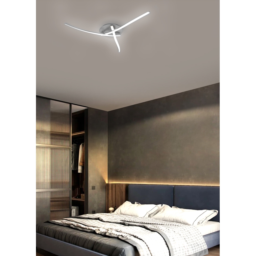 Brilagi - LED Stropna svetilka STRIPES LED/24W/230V srebrna