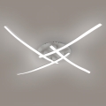 Brilagi - LED stropna svetilka STRIPES LED/32W/230V 60x60 cm srebrna