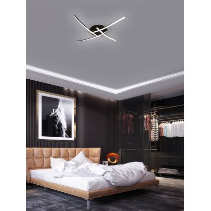 Brilagi - LED Stropna svetilka STRIPES LED/32W/230V črna