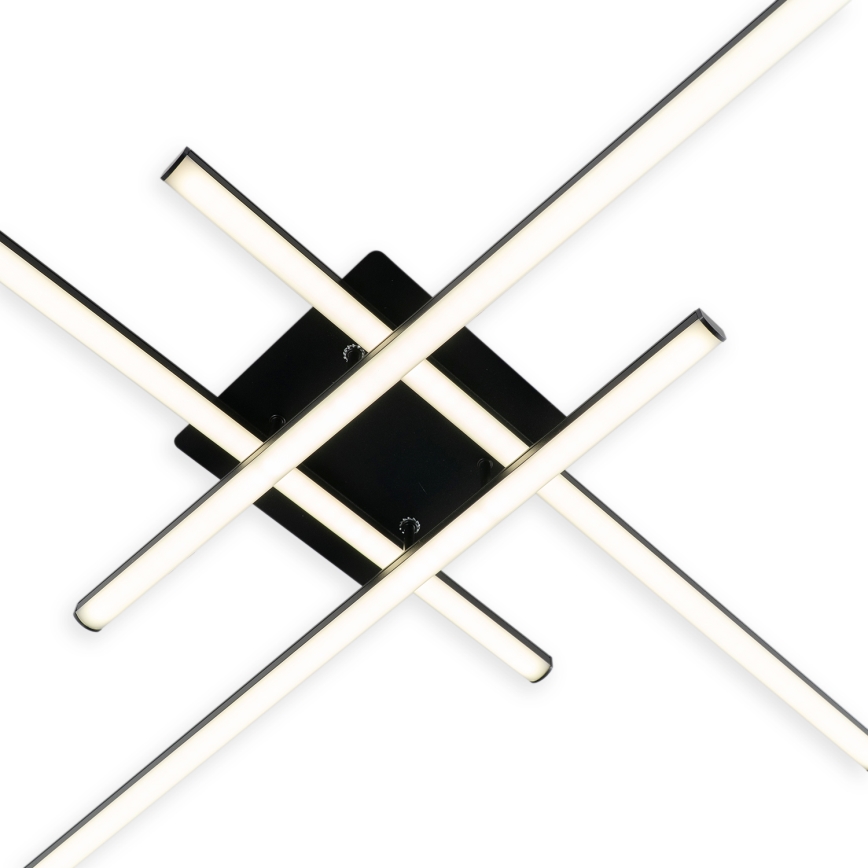Brilagi - LED Stropna svetilka STRIPES LED/37W/230V 68x68 cm črna