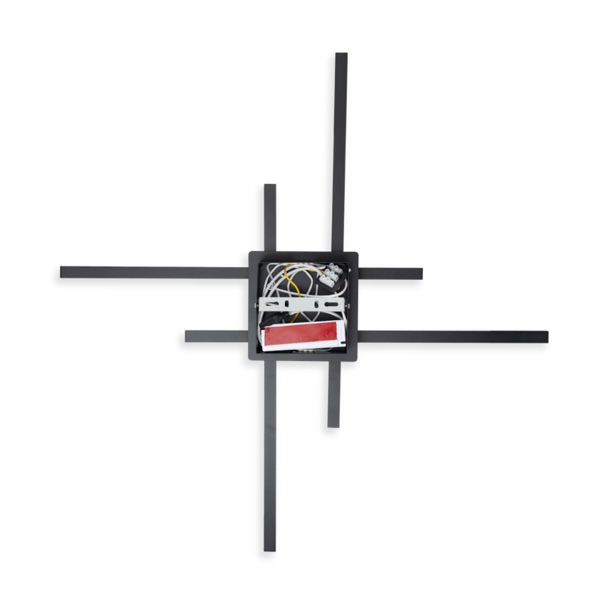 Brilagi - LED Stropna svetilka STRIPES LED/37W/230V 68x68 cm črna