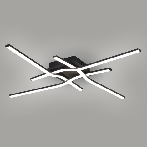 Brilagi - LED Stropna svetilka STRIPES LED/38W/230V črna