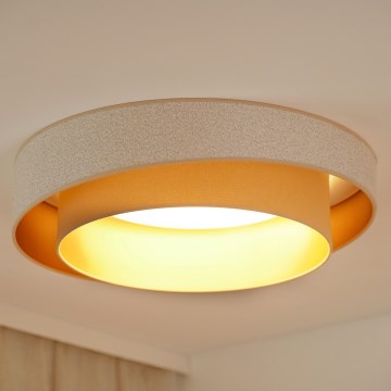Brilagi - LED Stropna svetilka VEGAS SHINE LED/24W/230V pr. 60 cm bež/krem barva