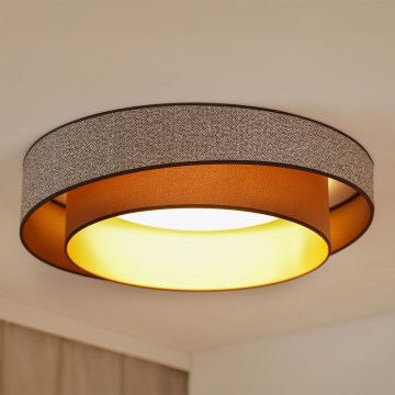 Brilagi - LED Stropna svetilka VEGAS SHINE LED/24W/230V pr. 60 cm rjava