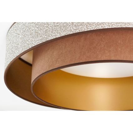 Brilagi - LED Stropna svetilka VEGAS SHINE LED/24W/230V pr. 60 cm rjava