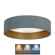 Brilagi - LED Stropna svetilka VELVET LED/12W/230V pr. 30 cm 3000K/4000K/6400K mint/zlata